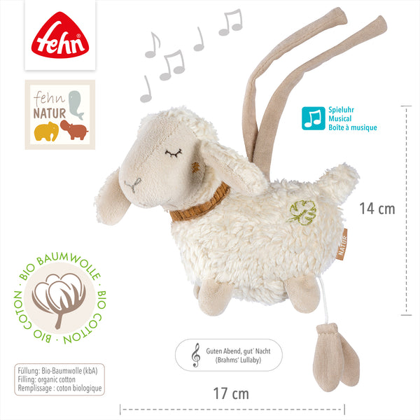 FehnNATURE Mini Musical Sheep Children's Newborn Toy