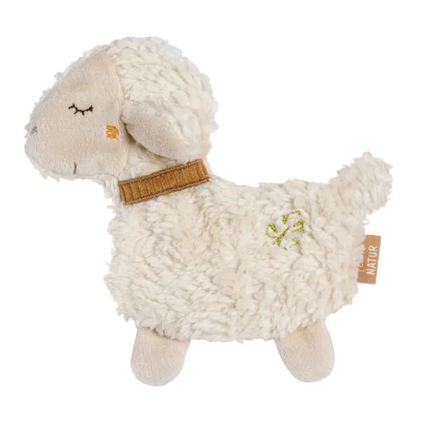 FehnNATUR Small Crinkle Sheep Newborn Toy