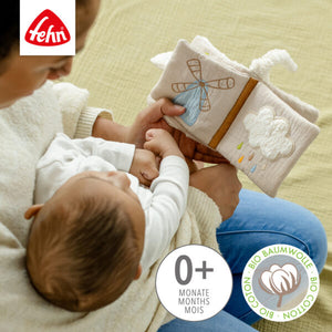 FehnNATUR Soft Sheep Baby Book