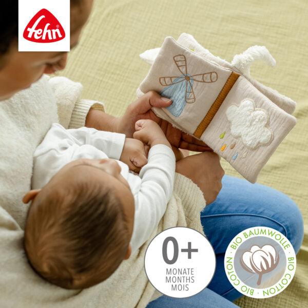 FehnNATUR Soft Sheep Baby Book