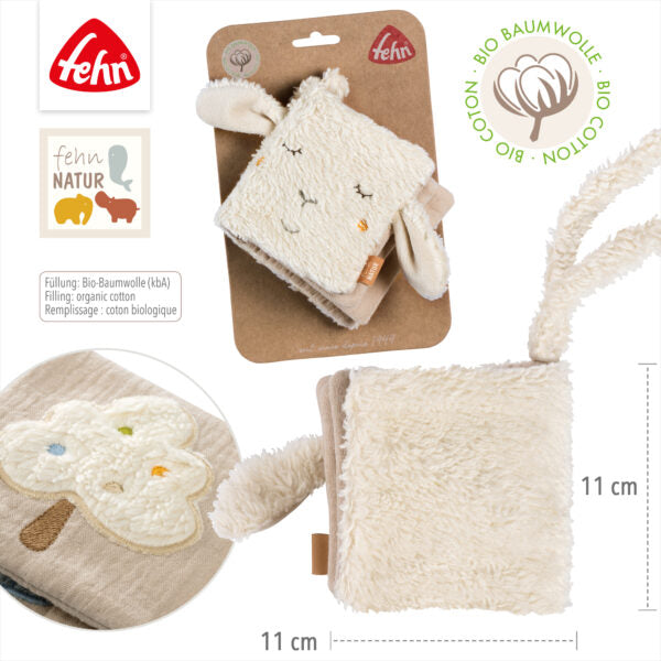 FehnNATUR Soft Sheep Baby Book