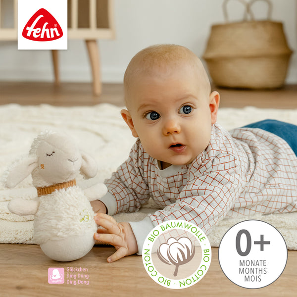 FehnNATUR Mini Roly Poly Sheep Baby Toy