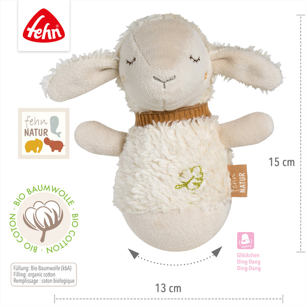 FehnNATUR Mini Roly Poly Sheep Baby Toy