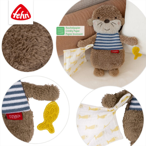 Fehn Crinkle Otter Newborn Babies Activity Toy