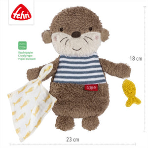 Fehn Crinkle Otter Newborn Babies Activity Toy