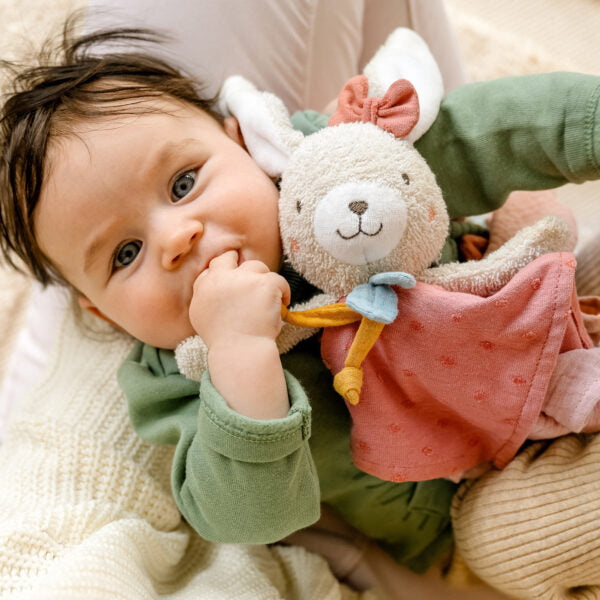 FehnNATUR Comforter Hare Baby Soother Security Blanket