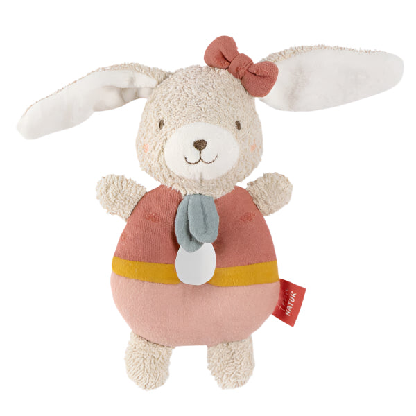 FehnNATUR Soft Ring Grab Rattle Hare