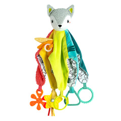 Fehn Activity Comforter Fox Deluxe Baby Soother Security Blanket
