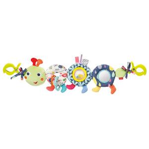 Fehn Pram Chain Caterpillar Baby multi-activity toy
