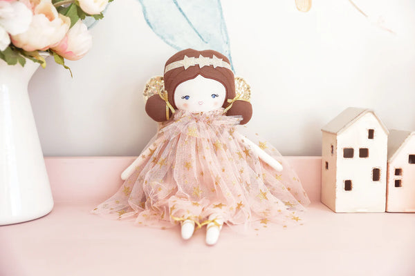 Fleur Fairy Doll Alimrose Children's Doll- Blush Gold