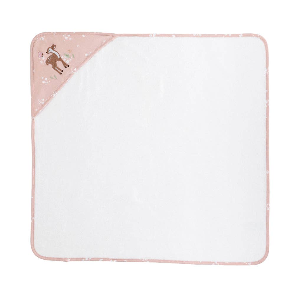 Organic Hooded Baby Bath Towel - Living Textiles Fawn Fables