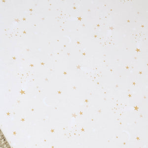 Snuggle Hunny Stardust Organic Cotton Twinkle Stars Fitted Cot Sheet