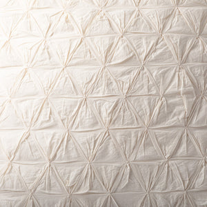 Ivory Smocked European Pillow Case