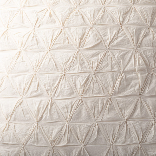 Ivory Smocked European Pillow Case
