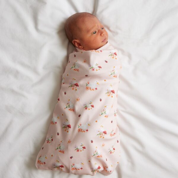 Jiggle & Giggle Waddling Around 100 % Cotton Jersey Baby Wrap