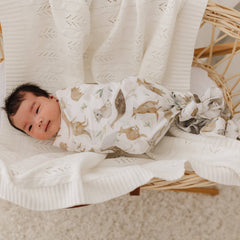 Australiana 100 % Cotton Muslin Baby Wrap / Swaddle