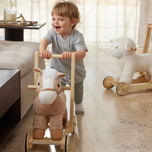 Jiggle & Giggle Children's Plush Horse Walker