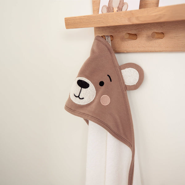 Hooded Baby Towel - Cuddly Bear
