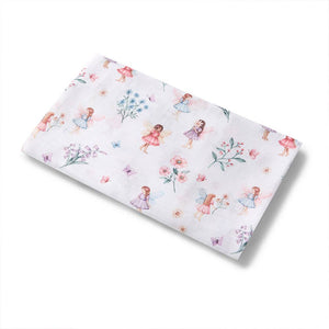 Fairy Garden Organic Cotton Snuggle hunny Muslin Baby Wrap