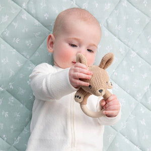 Baby Ring Rattle - Kangaroo