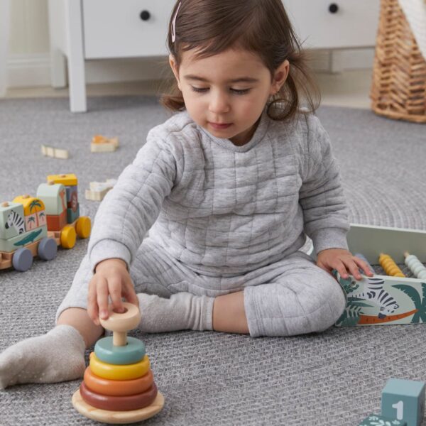 Tiger Tower Rings Children's Wooden Educational Toy