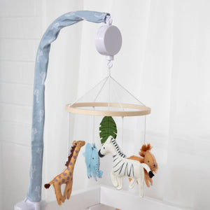 Musical Mobile Set - Wild Safari Baby Nursery Decor