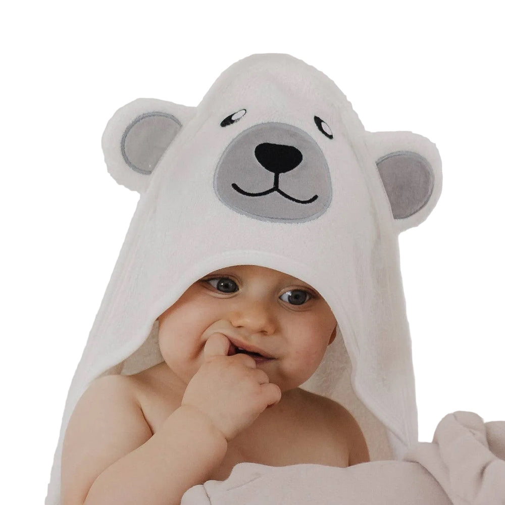 Polar Bear Baby Hooded Bath Towel