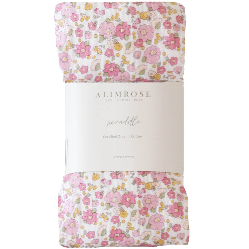 Muslin Swaddle Rose Garden Baby Wrap