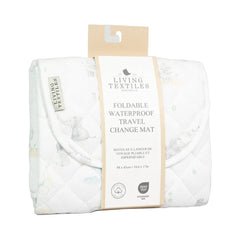 Waterproof Travel Baby Change Mat - Living Textiles Elephant Playtime