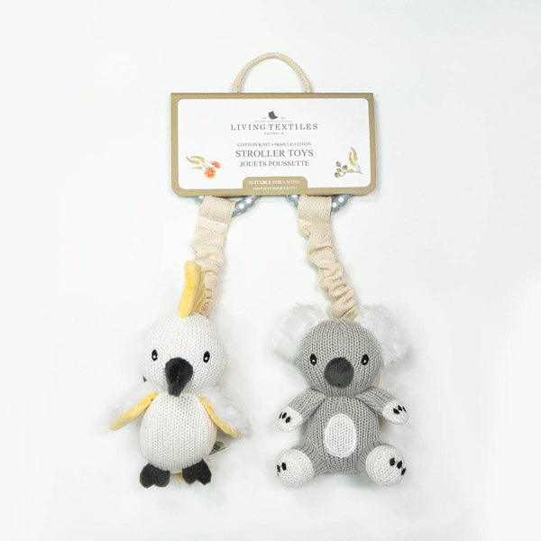 2pk Stroller Pram Baby Toys - Koala & Cockatoo