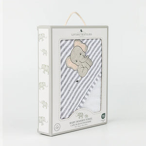 Elephant Baby Hooded Towel Living Textiles Baby Shower Gift Idea