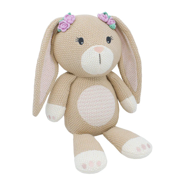 Living Textiles Amelia the Bunny Knitted Soft Toy Animal Doll