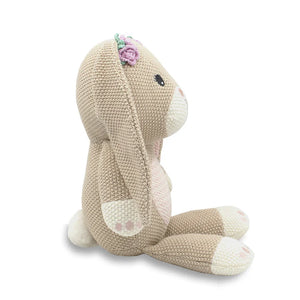 Living Textiles Amelia the Bunny Knitted Soft Toy Animal Doll