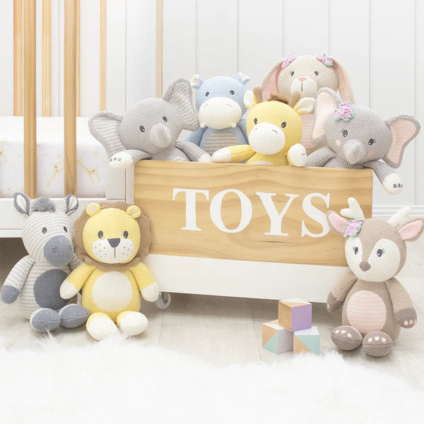 Living Textiles Amelia the Bunny Knitted Soft Toy Animal Doll