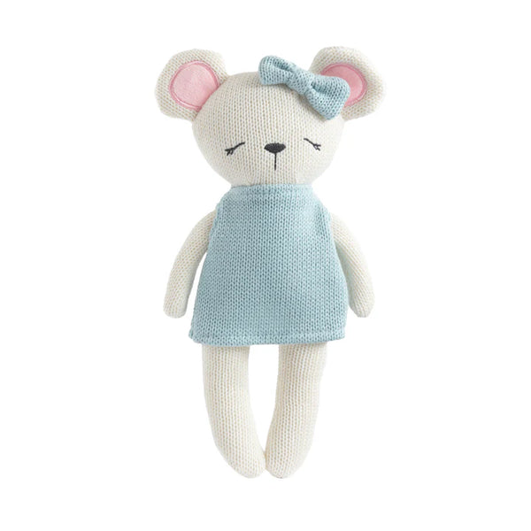 Living Textiles Molly the Mouse Knitted Soft Toy Animal Doll