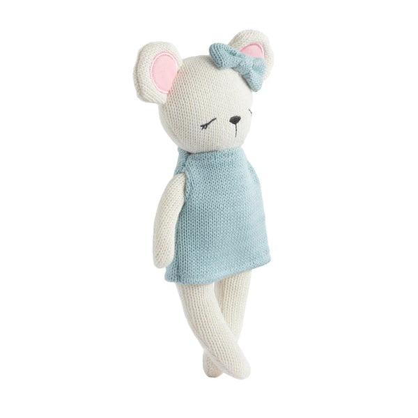 Living Textiles Molly the Mouse Knitted Soft Toy Animal Doll