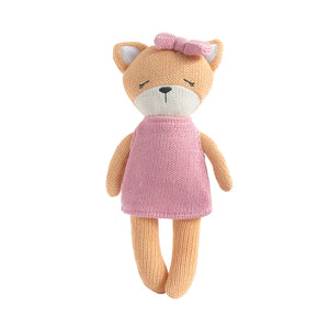 Living Textiles Frankie the Fox Knitted Soft Toy Animal Doll