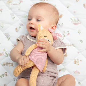 Living Textiles Frankie the Fox Knitted Soft Toy Animal Doll