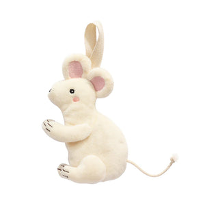 Living Textiles Whimsical Wonderland Mouse Baby's Dummy Chain