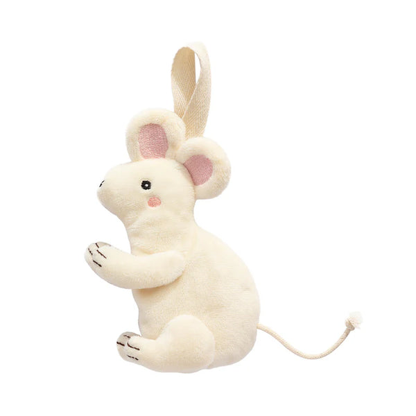 Living Textiles Whimsical Wonderland Mouse Baby's Dummy Chain
