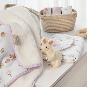Living Textiles Whimsical Wonderland Mouse Baby's Dummy Chain