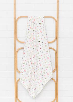 Fleur Organic Cotton Newborn Baby Swaddle Wrap