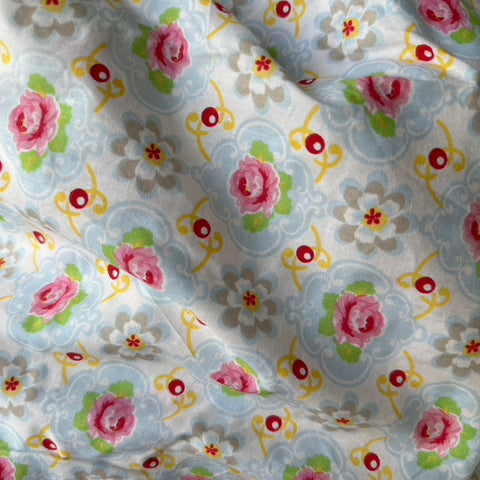 Stella Floral Fitted Cot Sheet