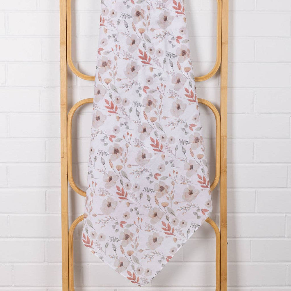 Boho Floral Muslin Baby Wrap / Swaddle