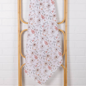 Boho Floral Muslin Baby Wrap / Swaddle