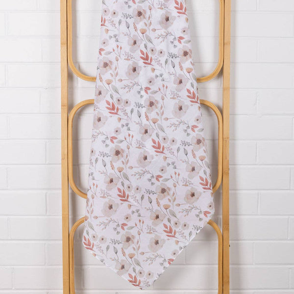 Boho Floral Muslin Baby Wrap / Swaddle