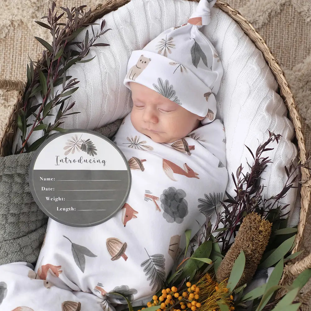 Hello World Newborn Forest Retreat Baby Gift Set