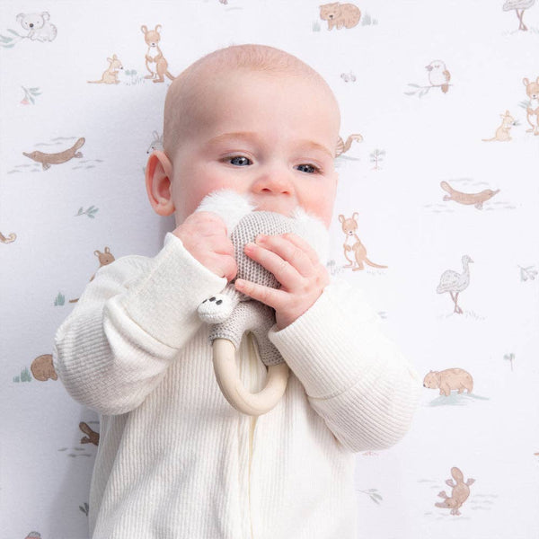 Baby Ring Rattle - Koala