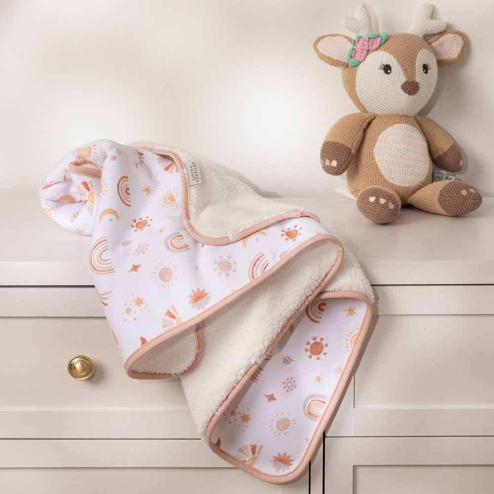 Jersey Sherpa Baby Blanket - Bohemian Bliss
