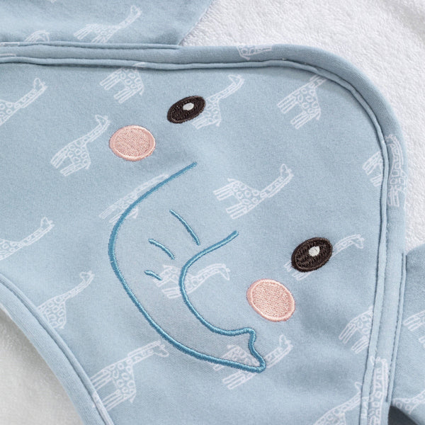 Hooded Baby Towel- Elephant - Wild Safari